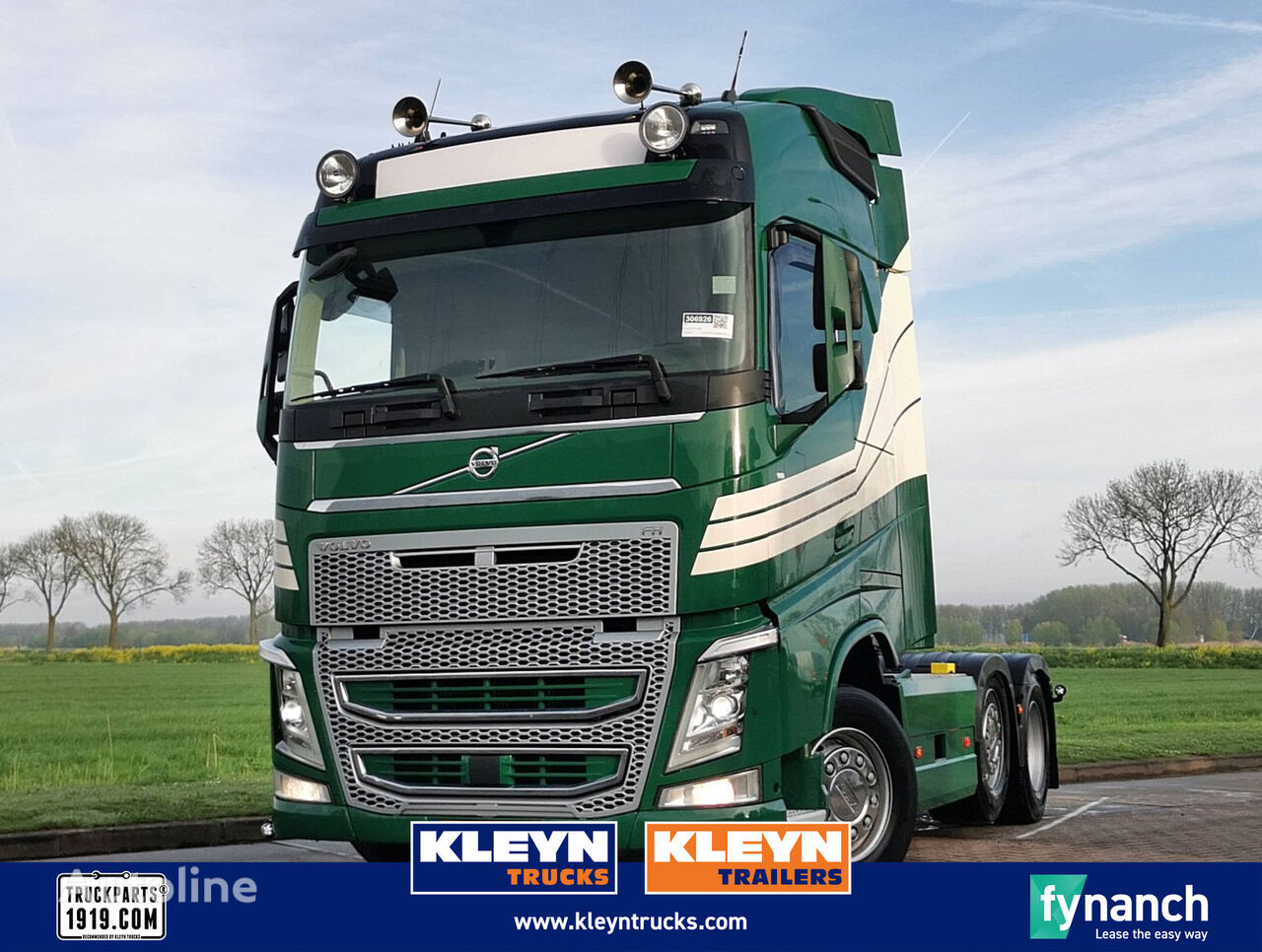 tracteur routier Volvo FH 460 6x2 steer axle xenon