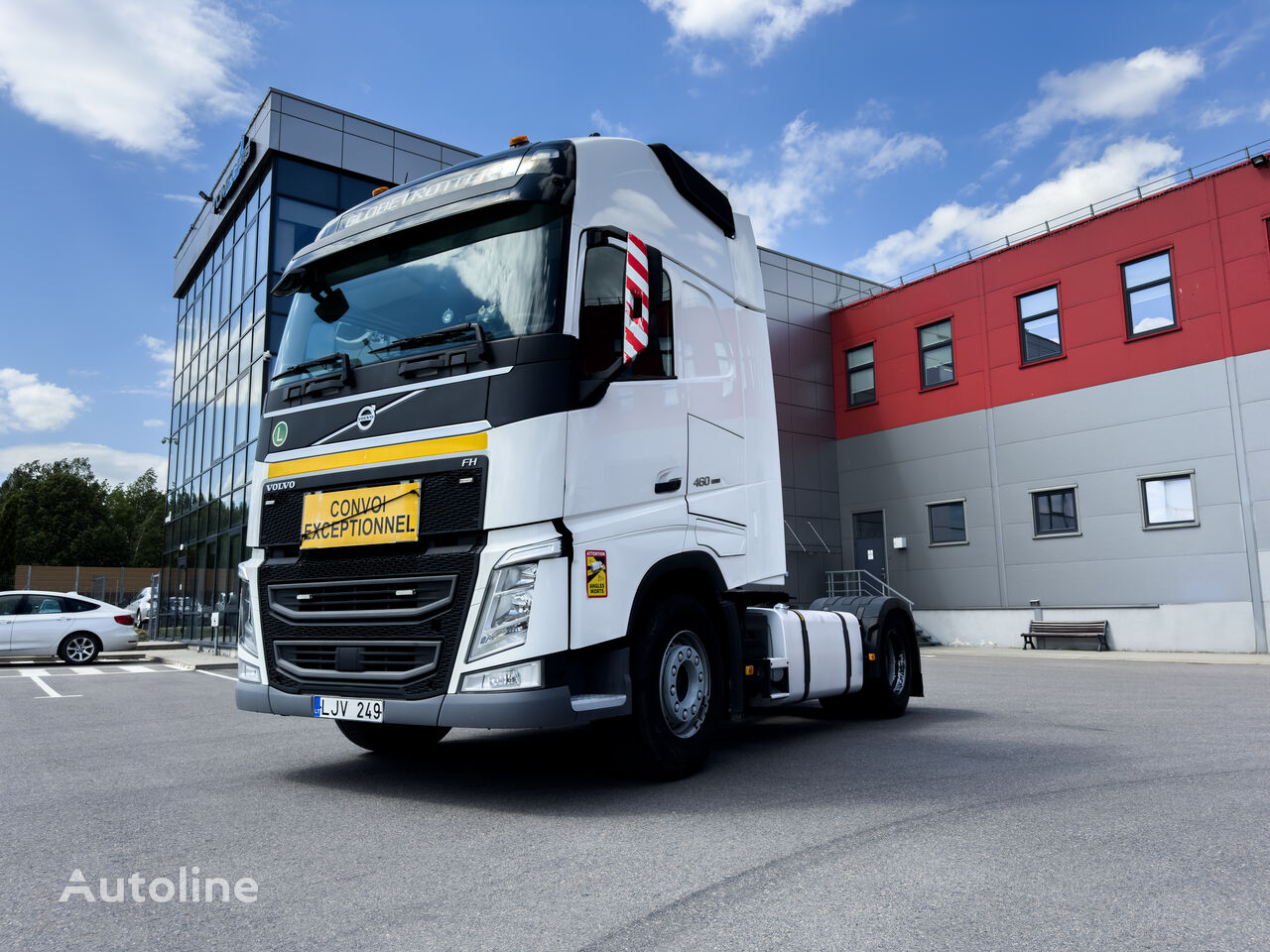 тягач Volvo FH 460 /WHITE/I-SAVE TURBO COMPOUND / 2 TANK