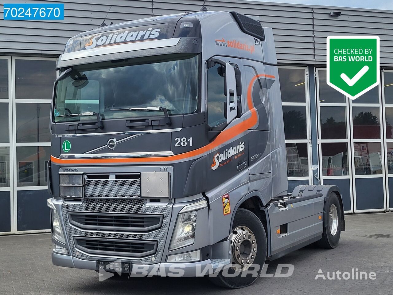 Volvo FH 500 4X2 Globetrotter VEB+ ADR 2x Tanks Xenon truck tractor