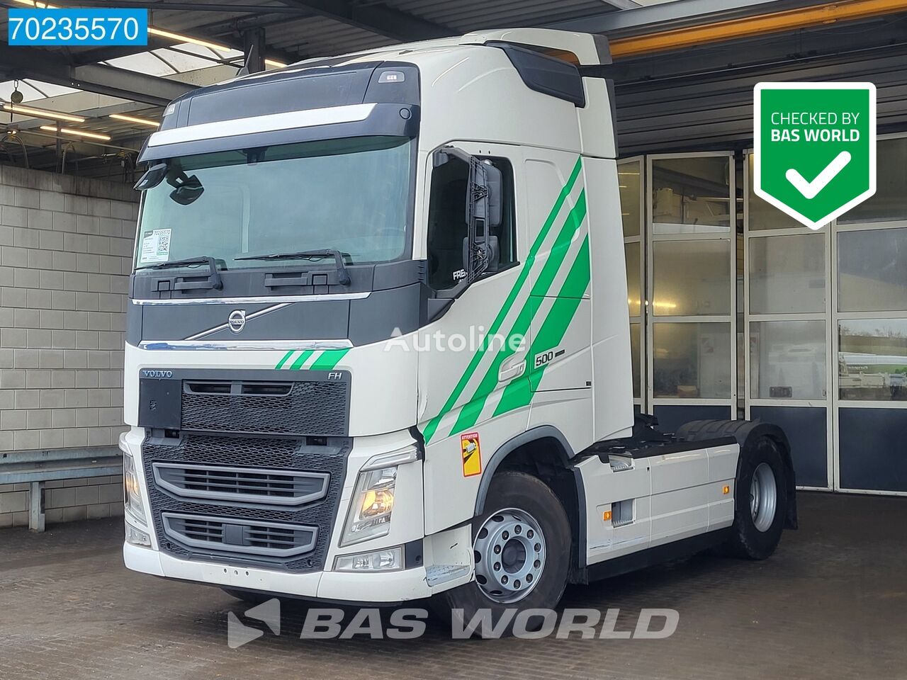 тягач Volvo FH 500 4X2 Retarder VEB+ 2x Tanks Hydraulic Euro 6