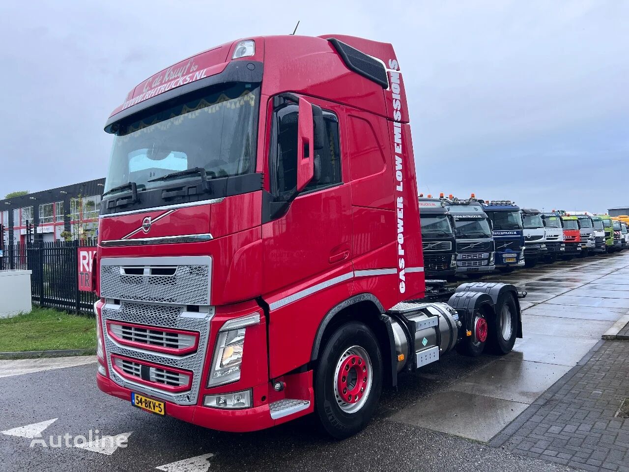 camião tractor Volvo FH 500 6X2 EURO 6 DIESEL + LNG GAS