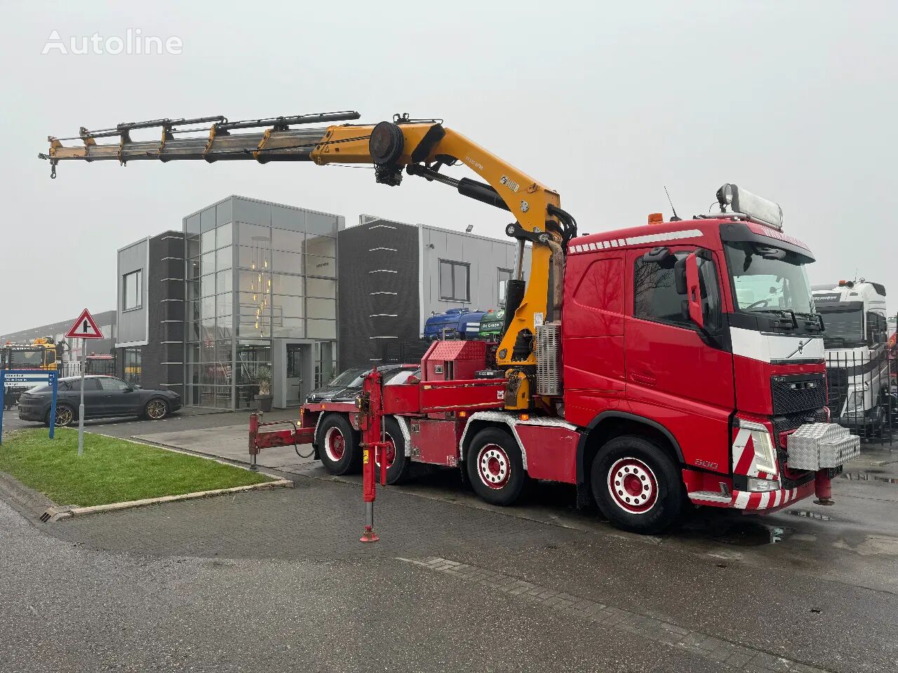 tracteur routier Volvo FH 500 8X4 - EURO 6 + HIAB 622 EP-6 HIPRO + REMOTE CONTROL