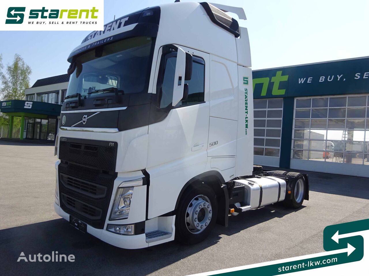 vilkikas Volvo FH 500 Low Deck, Vollluftfederung, I-Park-Cool, Xenon, Navi, ACC