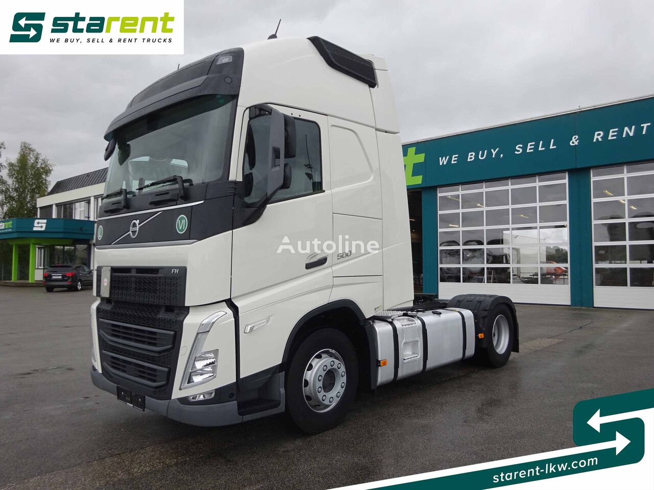 тягач Volvo FH 500, Standklima, LED-Lichter, I-Shift, VEB+, Leder