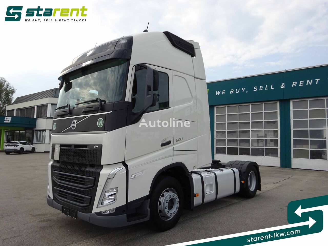 Volvo FH 500, Standklima, Leder, LED-Lichter, I-Shift, VEB+ tractora