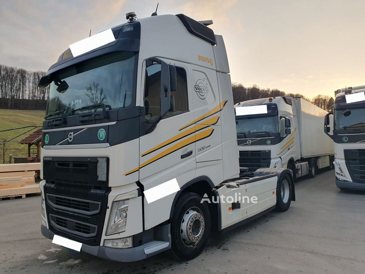 tracteur routier Volvo FH 500, XL, XENON, FULL SPOILERS