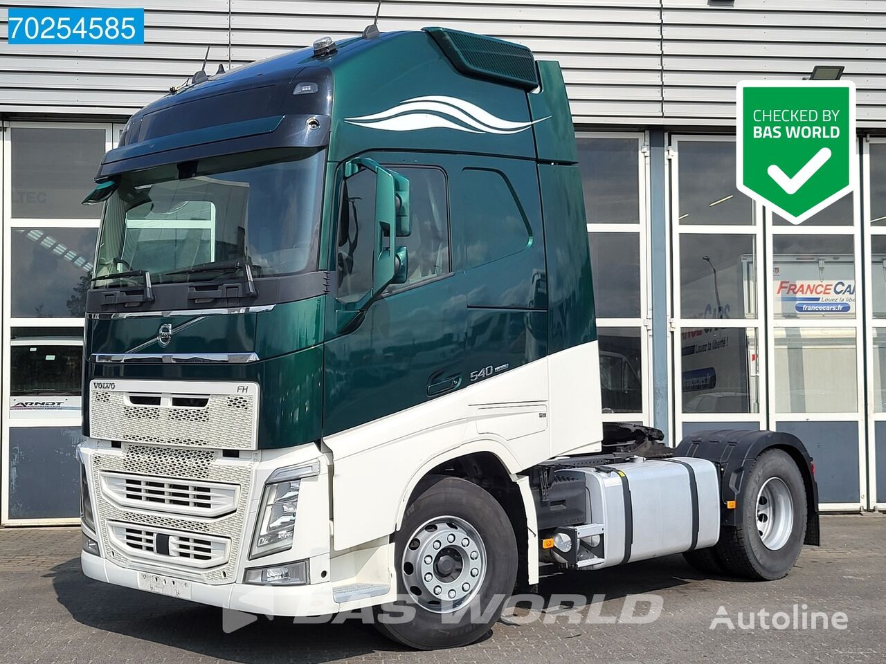 tracteur routier Volvo FH 540 4X2 ADR VEB+ XL 2x Tanks VEB+ ACC I-Parkcool