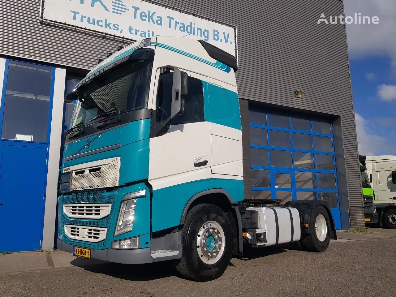 camião tractor Volvo FH ADR klasse EX/II, EX/III, FL en AT Double tank PTO