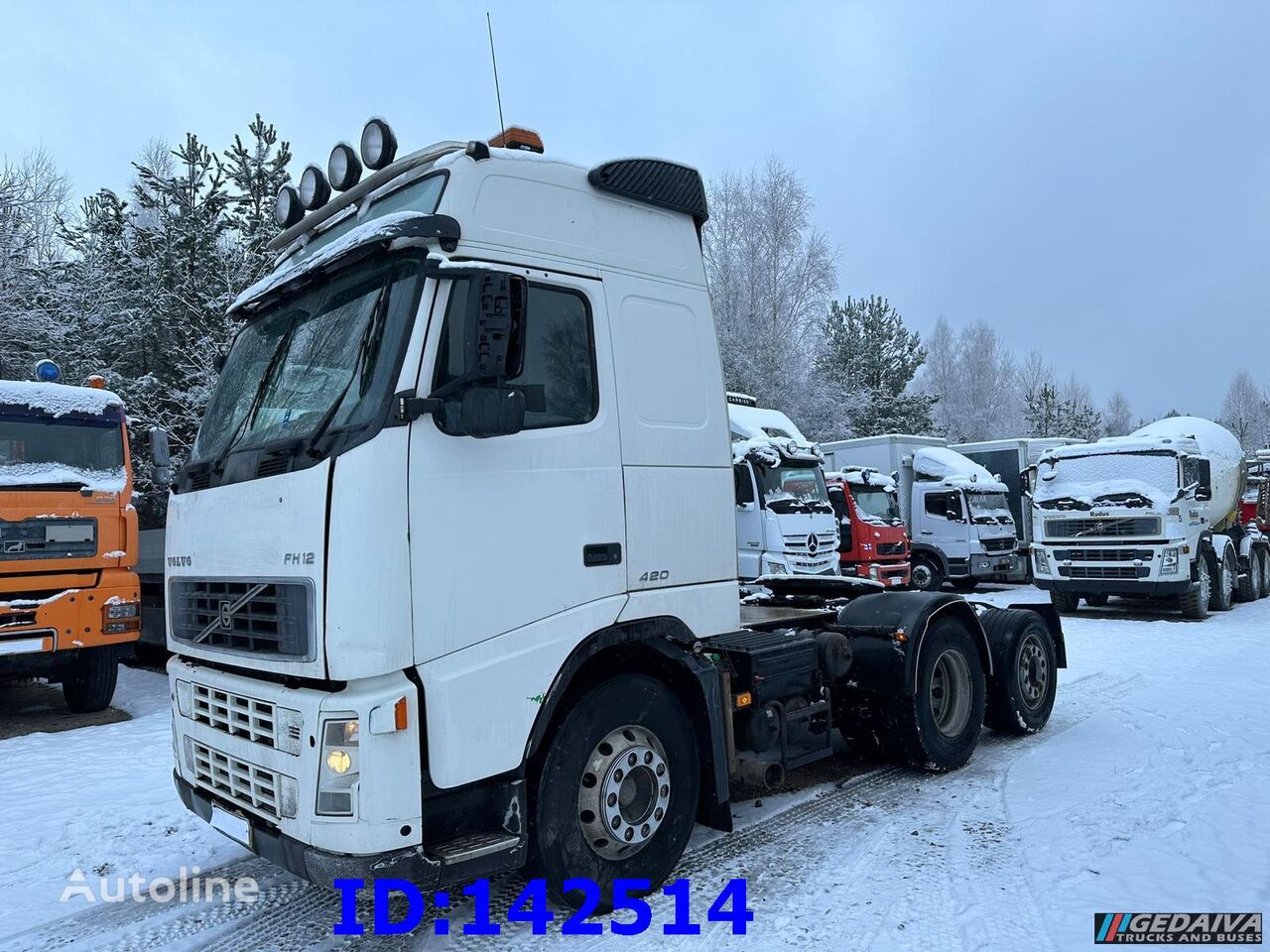 Volvo FH12 420HP 6x2 Manual truck tractor