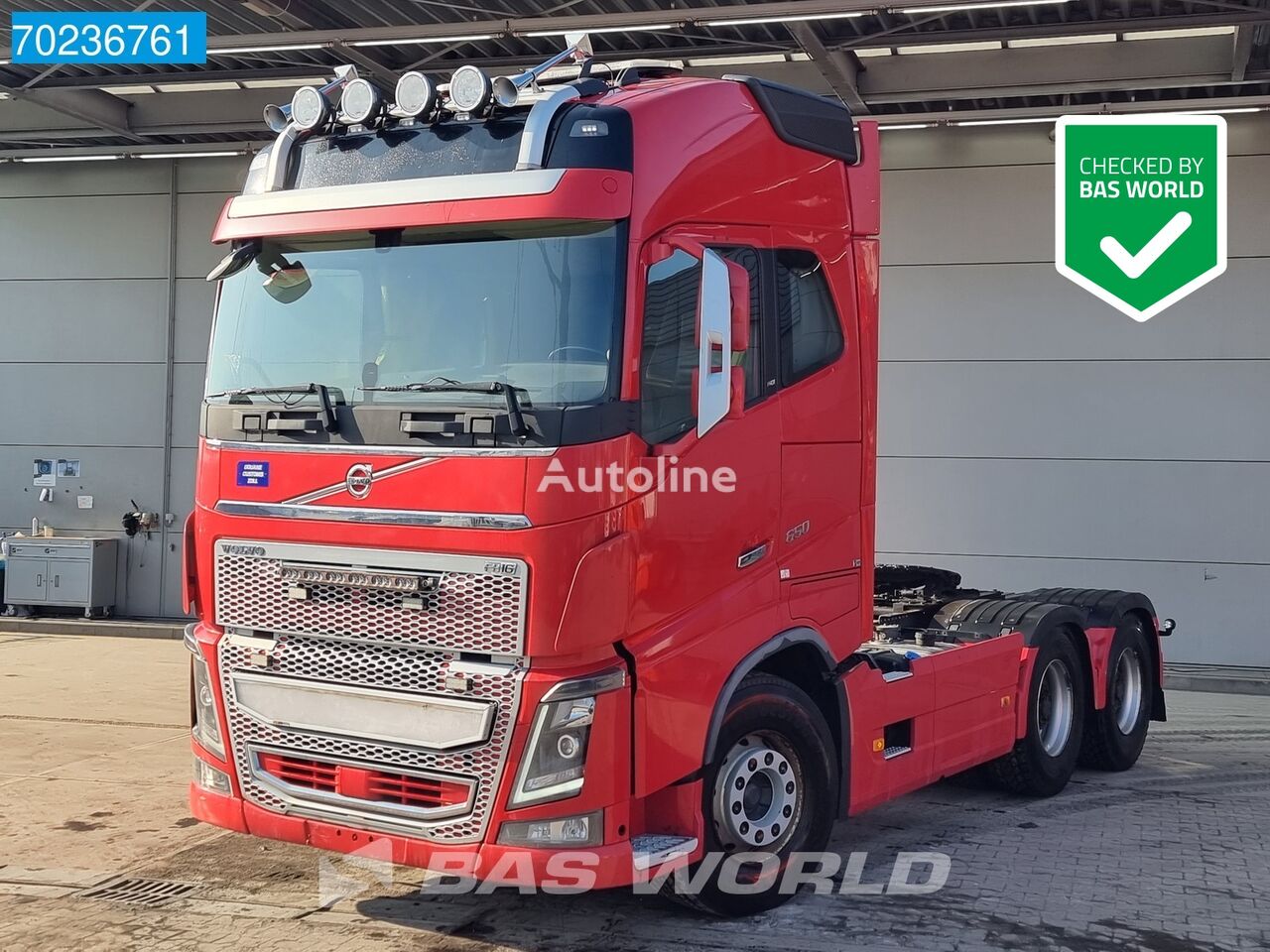 cap tractor Volvo FH16 650 6X4 Retarder Liftachse Big-Axle Xenon Hydraulic