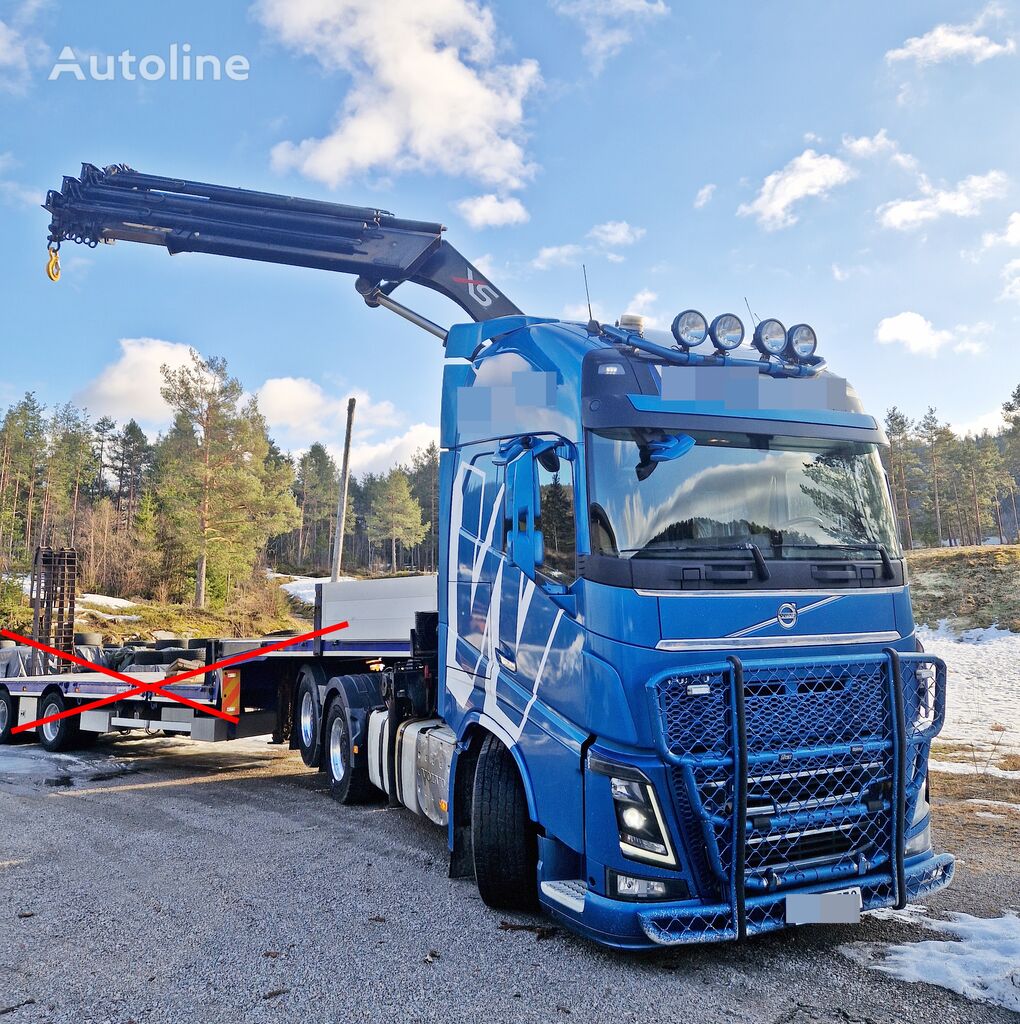 Volvo FH600 *6x2 *crane HIAB 322 *HYDRAULICS *RETARDER *VIDEO truck tractor