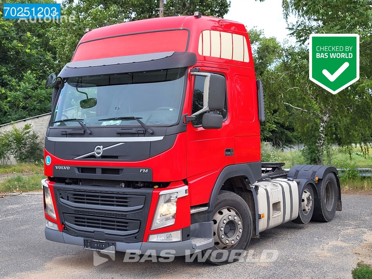 Volvo FM 410 6X2 LXL PTO Alcoa Liftasche トラクタートラック