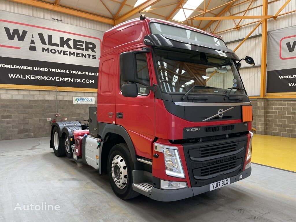 tracteur routier Volvo FM 450 GLOBETROTTER *EURO 6* PET REGS 6X2 TRACTOR UNIT – 2017 –