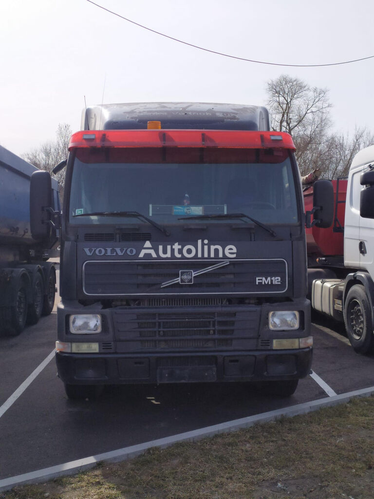 Volvo FM12 420 truck tractor + tipper semi-trailer