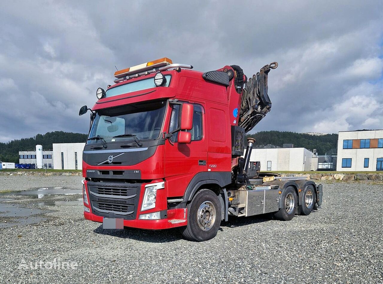 Volvo FM500 *6x2 *crane EFFER 525+WINCH *8 SECTIONS çekici