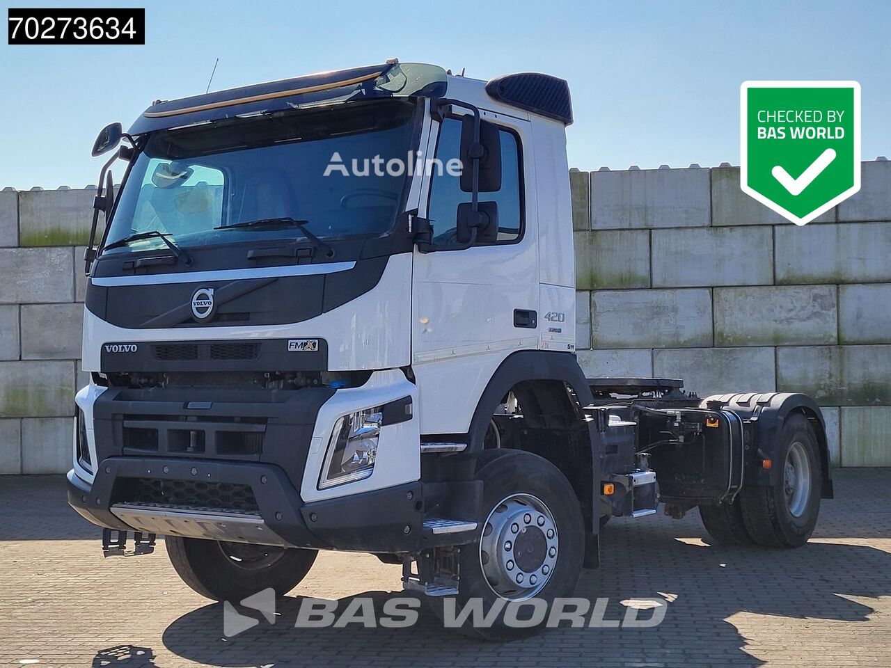السيارات القاطرة Volvo FMX 420 4X4 4x4 Allrad Big-Axle Drumbrakes Hydraulik - Autoline