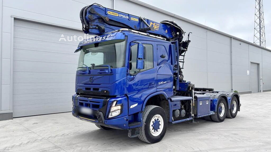 Ciągnik siodłowy Volvo FMX 540 Forestal tractor / 6x6 / Palfinger Epsilon S300L98 crane - Autoline