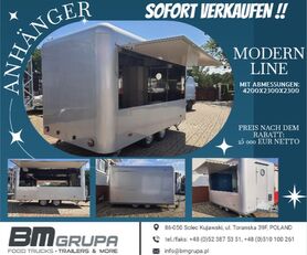 neuer BM Grupa Modern Line 4,2m - Anhänger - Food Trucks - SOFORT VERKAUFEN  Verkaufsanhänger