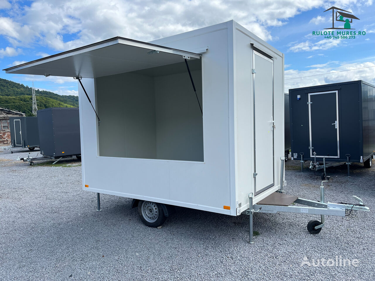 новый торговый прицеп Food trailer 3M-750kg