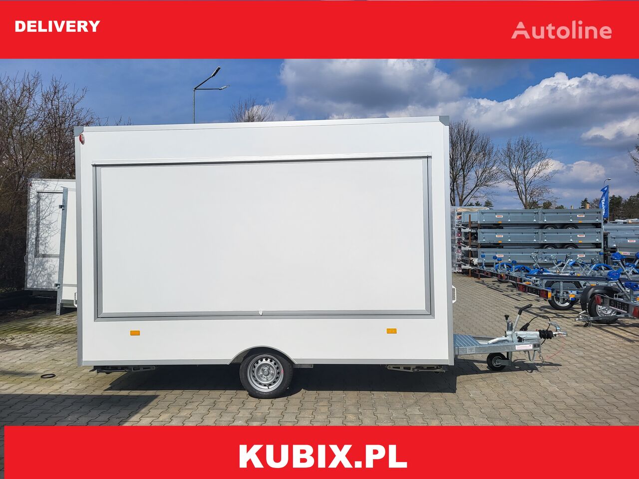 новый торговый прицеп Kubix Catering trailer Verkaufsanhänger 360x200x230, 1500kg NEU on sto