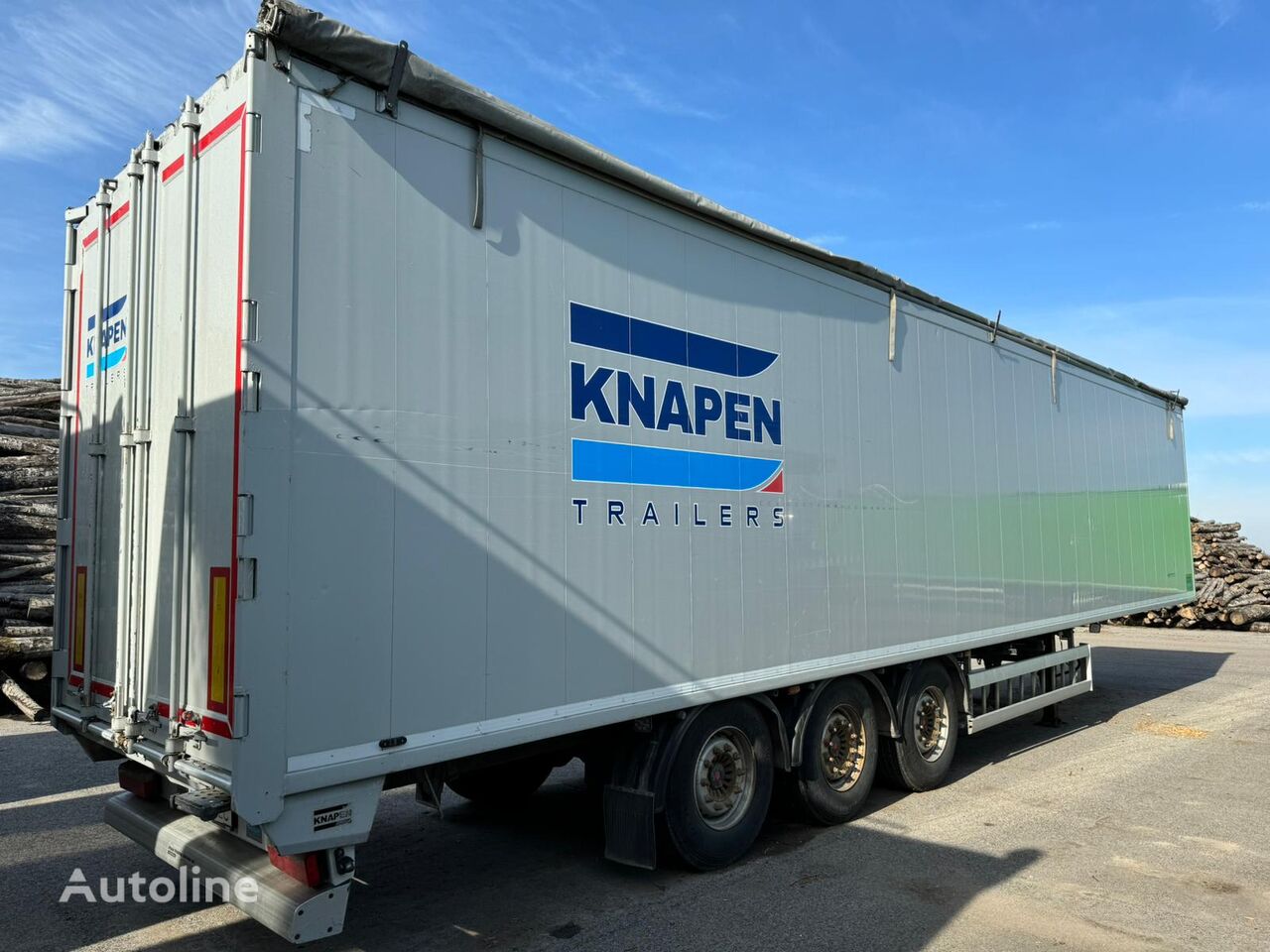 полуприцеп с подвижным полом Knapen Trailers