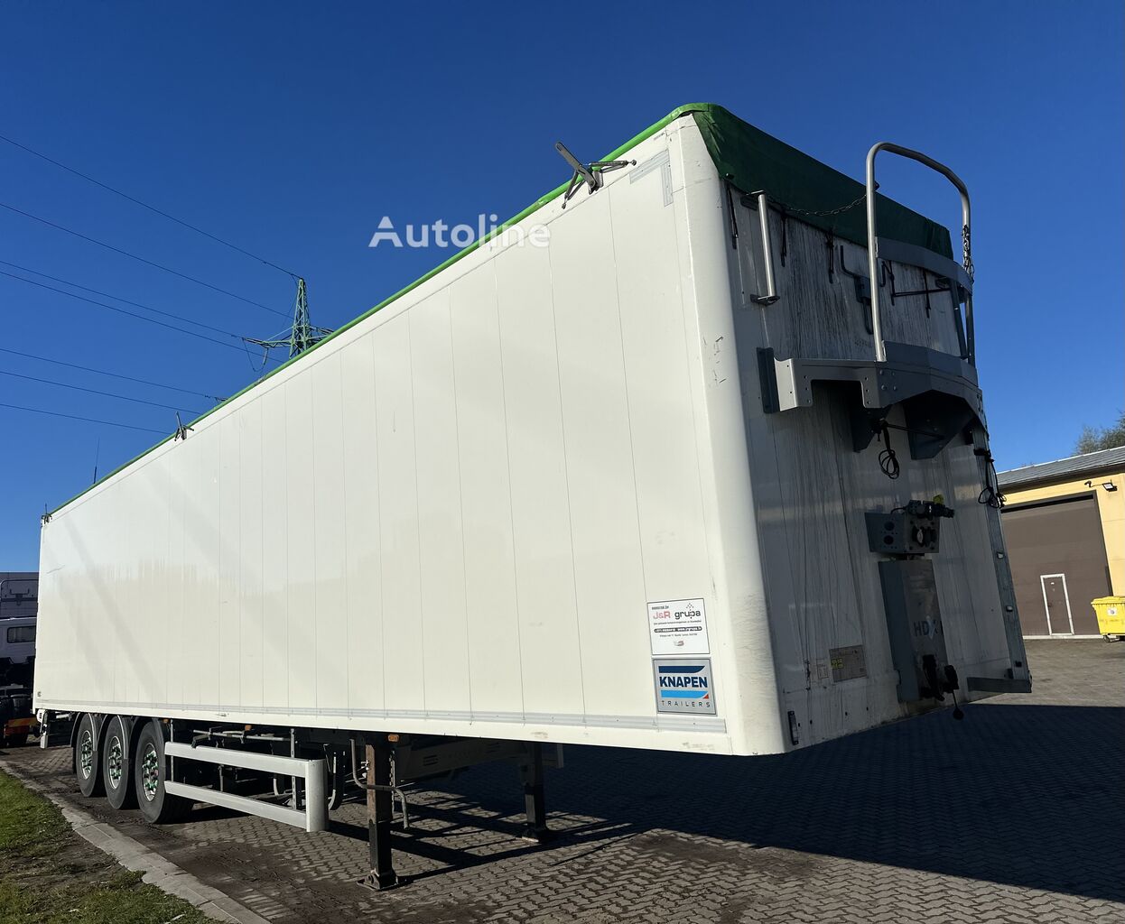 Semi-remorque à plancher mobile Knapen Trailers K-100 à vendre | Autoline ML Semi-remorque à plancher mobile Knapen Trailers K-100 - Autoline
