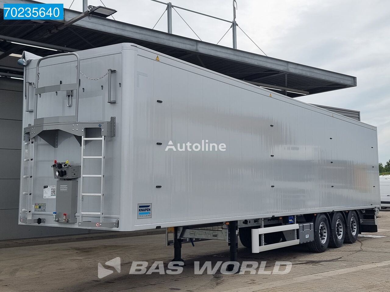 new Knapen Trailers K100 6MM 92m3 3 axles NEW 6mm 92M3 Liftachse walking floor semi-trailer