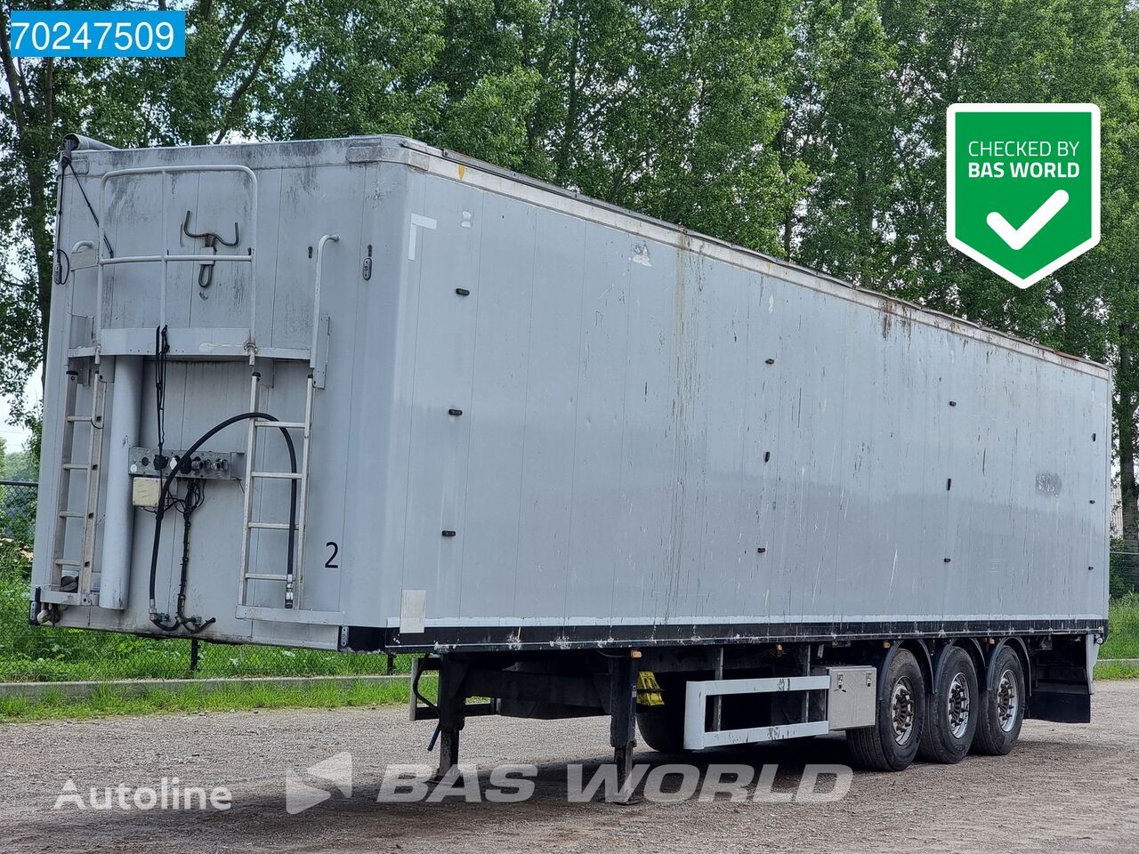 semiremorca podea autodescărcătoare Knapen Trailers K100 89m3