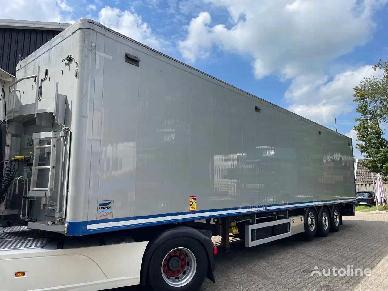 Knapen Trailers K100 92m3 Cargo Floor Agrar/GMP Liftachse Top condition walking floor semi-trailer