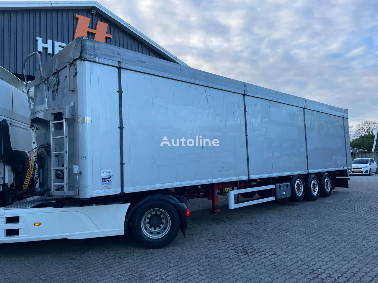 Knapen Trailers K100 92m3 Cargo Floor Liftachse Alcoa walking floor semi-trailer