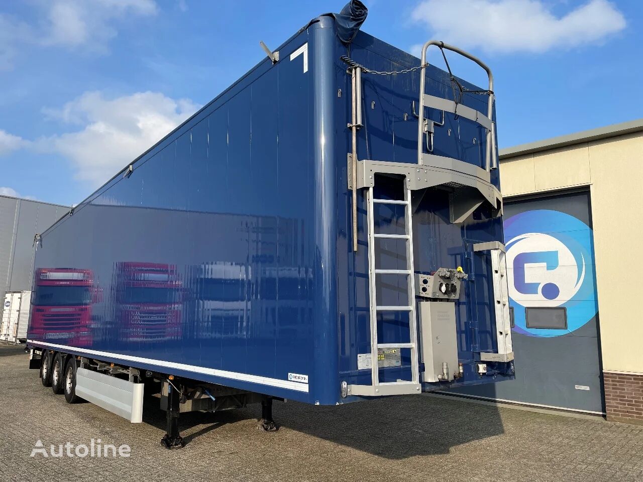 semi-remorque à plancher mobile Knapen Trailers K100 / KT01 Walking Floor Trailer - Year 2019 - 100 m3 Kuub - Ve