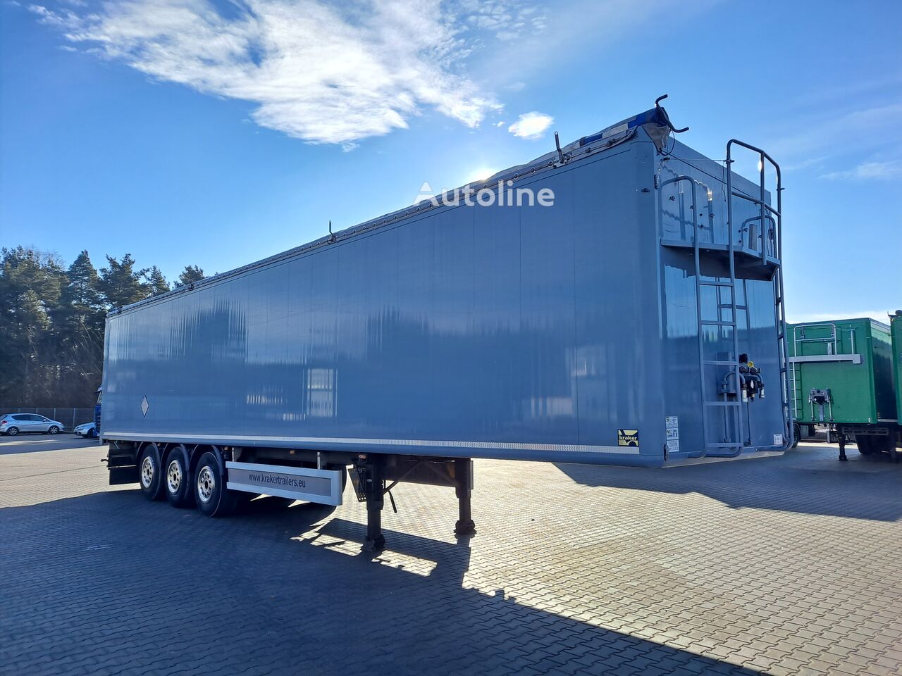 活动底半挂车 Kraker 2nd hand walking floor trailers (92m3, 88m3)