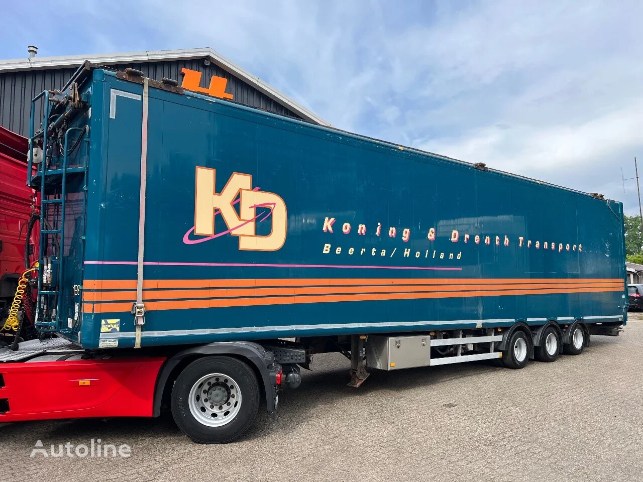 Kraker CF-Z 100m3 Cargo Floor 10MM Hydraulische klep+afdekkleppen walking floor semi-trailer