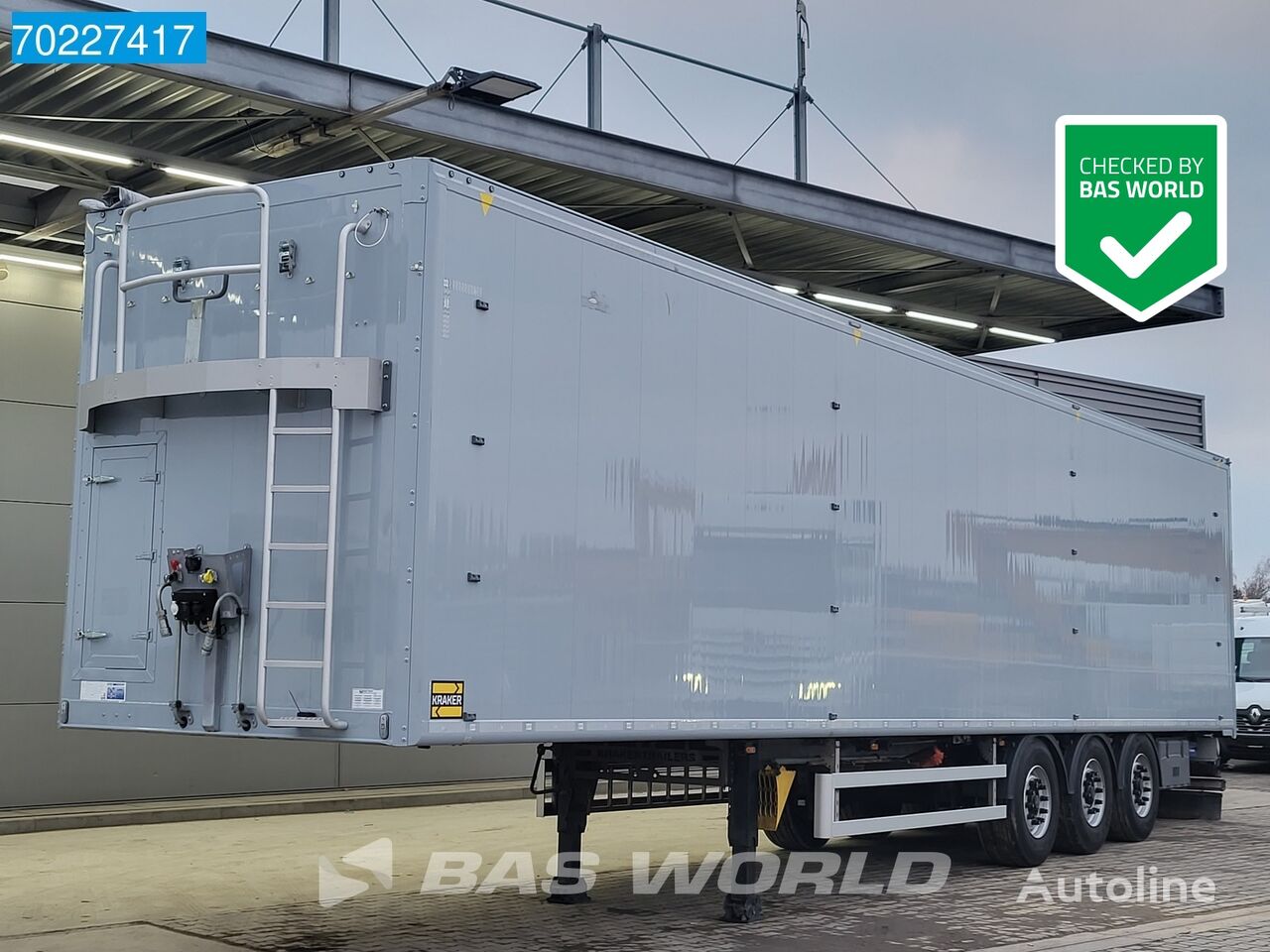 Kraker CF-Z 3 axles NL-Trailer Liftachse TÜV APK 10-24 BPW walking floor semi-trailer