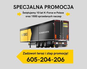 new Kraker K-Force / lub 78m3 lub SD walking floor semi-trailer