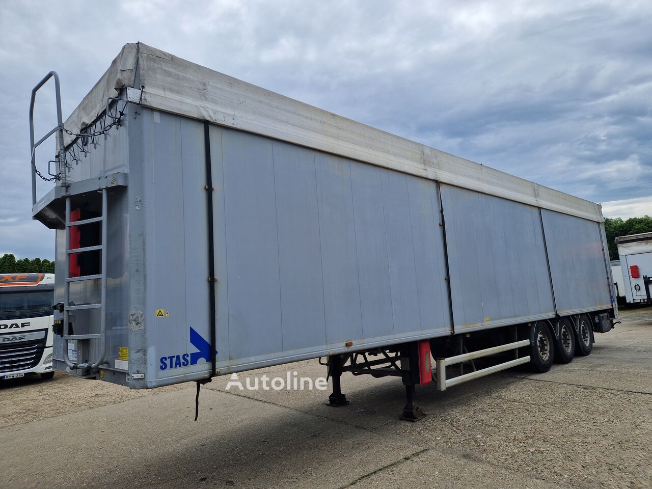 Semiremorca podea autodescărcătoare Stas S300ZX Walking Floor de vânzare | Autoline RO Semiremorca podea autodescărcătoare Stas S300ZX Walking Floor - Autoline