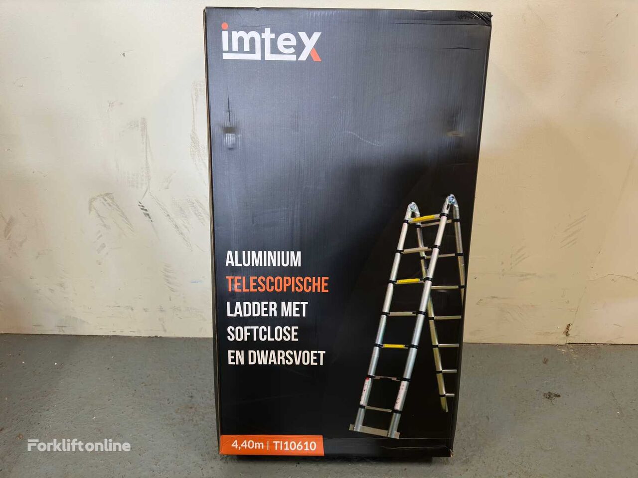 Imtex 4,40M Telescoop warehouse ladder