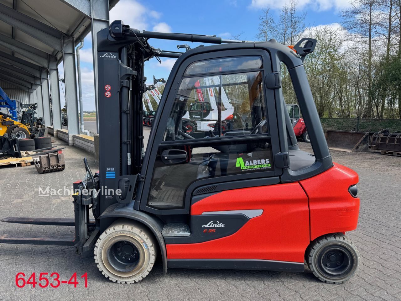 Chariot élévateur électrique Linde E 35 L 01 à vendre | Machineryline ML Chariot élévateur électrique Linde E 35 L 01 - Machineryline