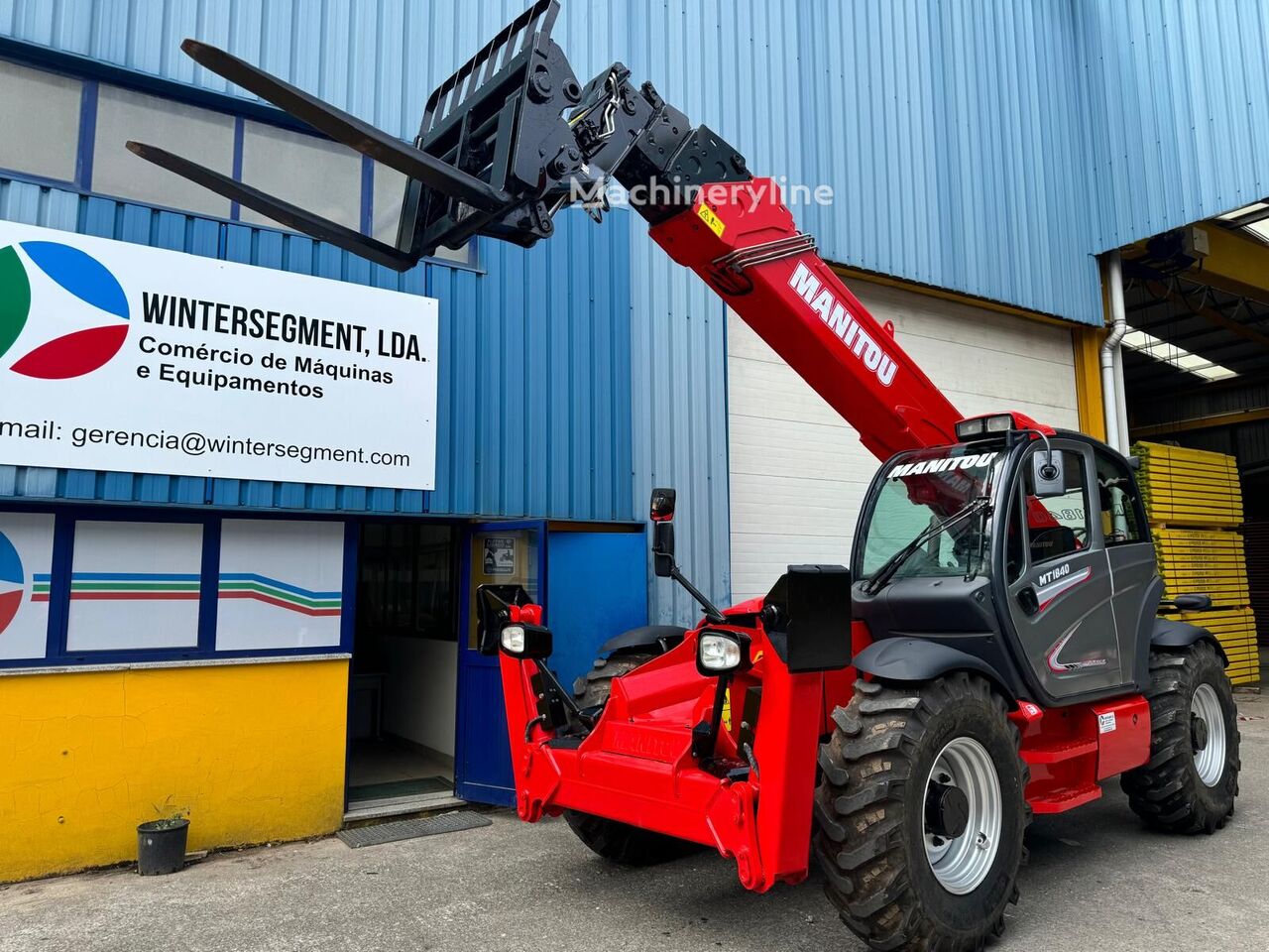 Manitou MT 1840 rotating telehandler for sale | Machineryline NG Manitou MT 1840 rotating telehandler - Machineryline