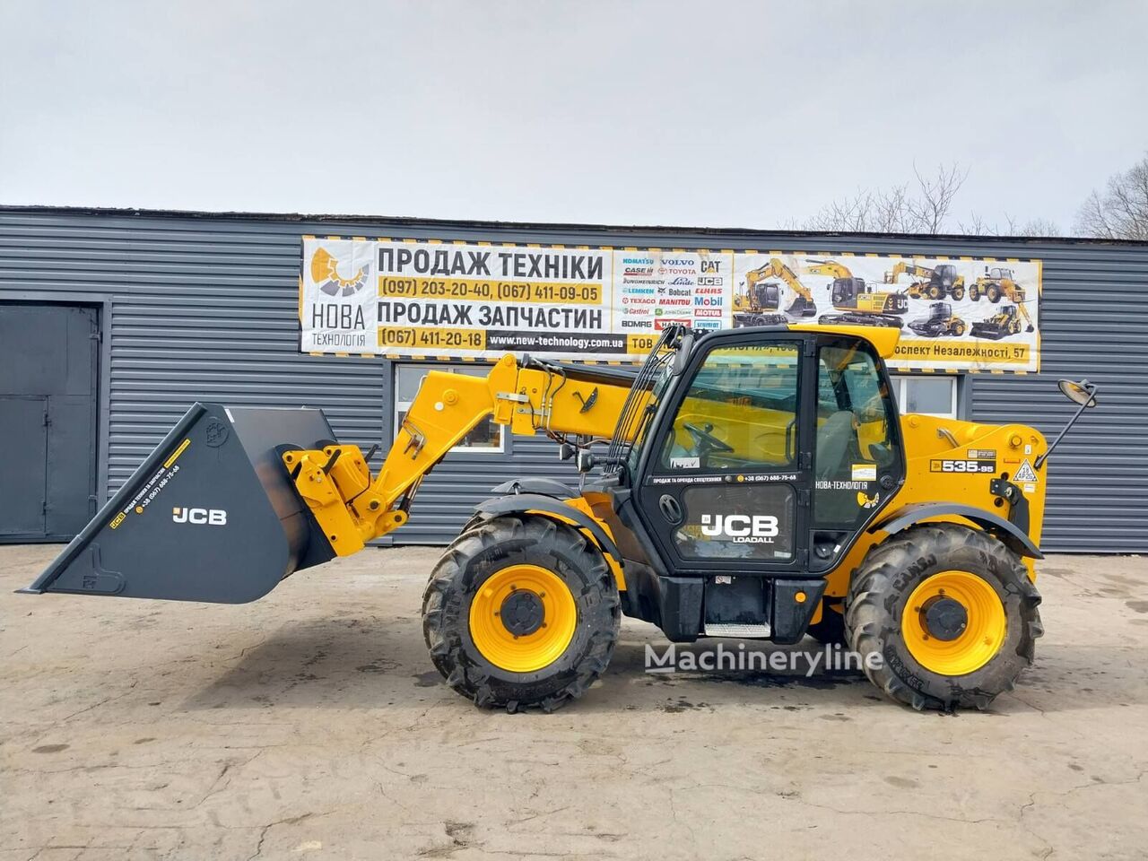 Купить телескопический погрузчик JCB 535-95 | Machineryline EE Телескопический погрузчик JCB 535-95 - Machineryline