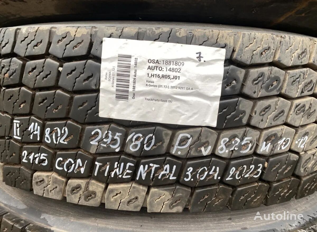 колесо Continental Roată CONTINENTAL 295/80R22.5 P v 8.25 M 10-12 2115