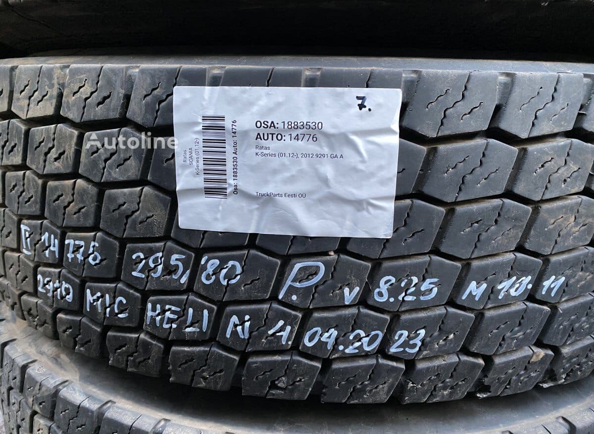Scania 295/80R22.5 8.25 M 10.11 휠 Roată - Autoline