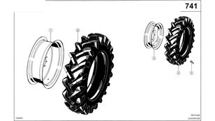 Claas Lexion 600 KOŁO TARCZOWE  0007833521 (Ogumienie) wheel disk