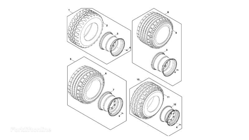 John Deere 960 wheel disk