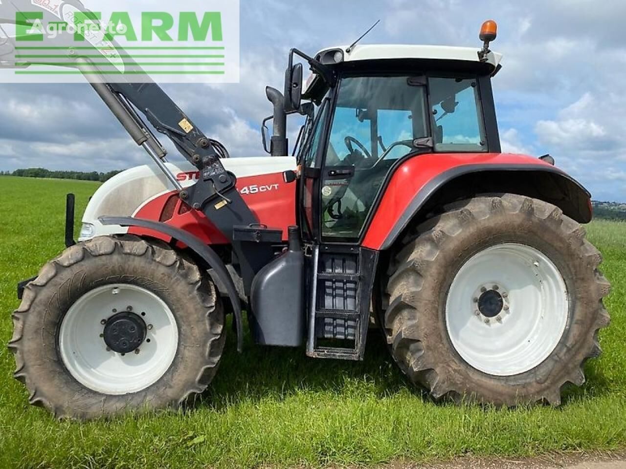 6145 cvt mit frontlader aus 1. hand wheel tractor