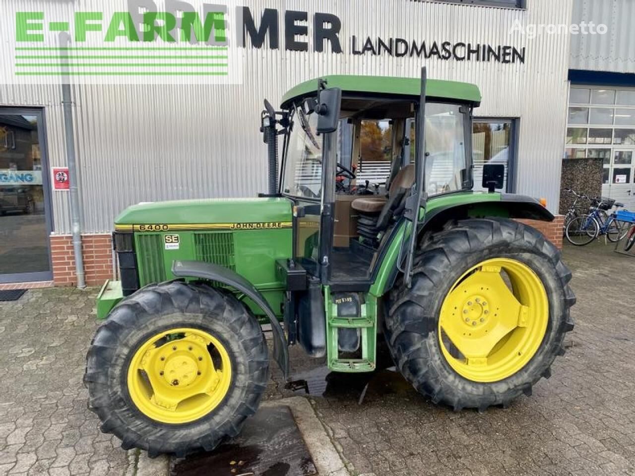 6400 se mit ausstellbarer frontscheibe, klima, 1. hand wheel tractor