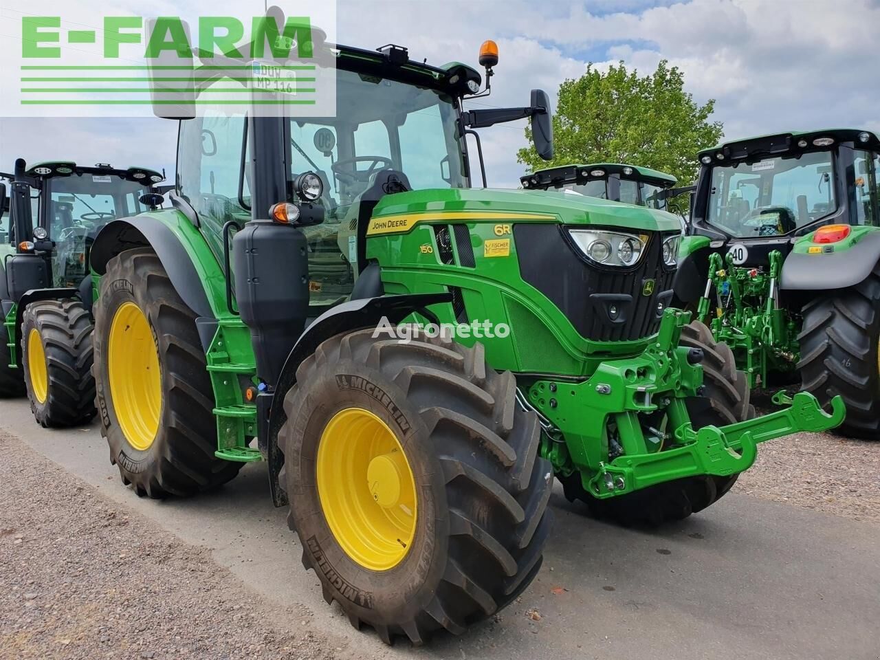 tracteur à roues 6r 150 mp23 cp