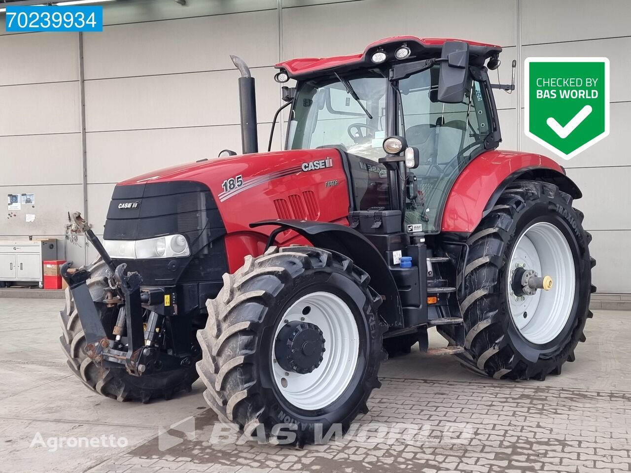 tracteur à roues Case IH Puma 185 MC 4X4 FH + PTO - NEW HOLLAND T7 - STEYR