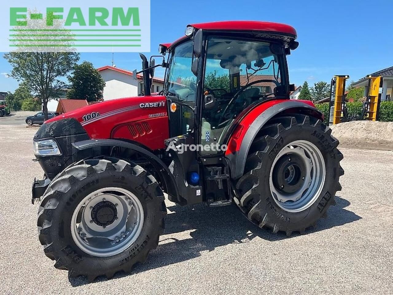 Case IH farmall 100 a wielen trekker