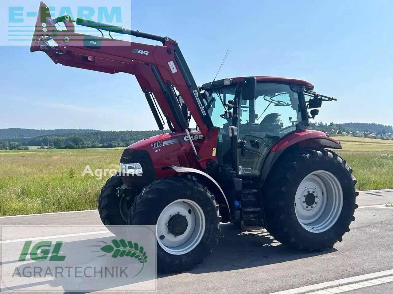 تراکتور چرخ دار Case IH maxxum cvx 110 - Agroline